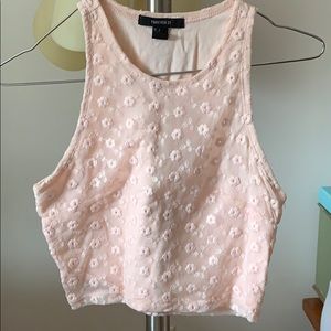 Forever21 Blush Pink Cropped Top